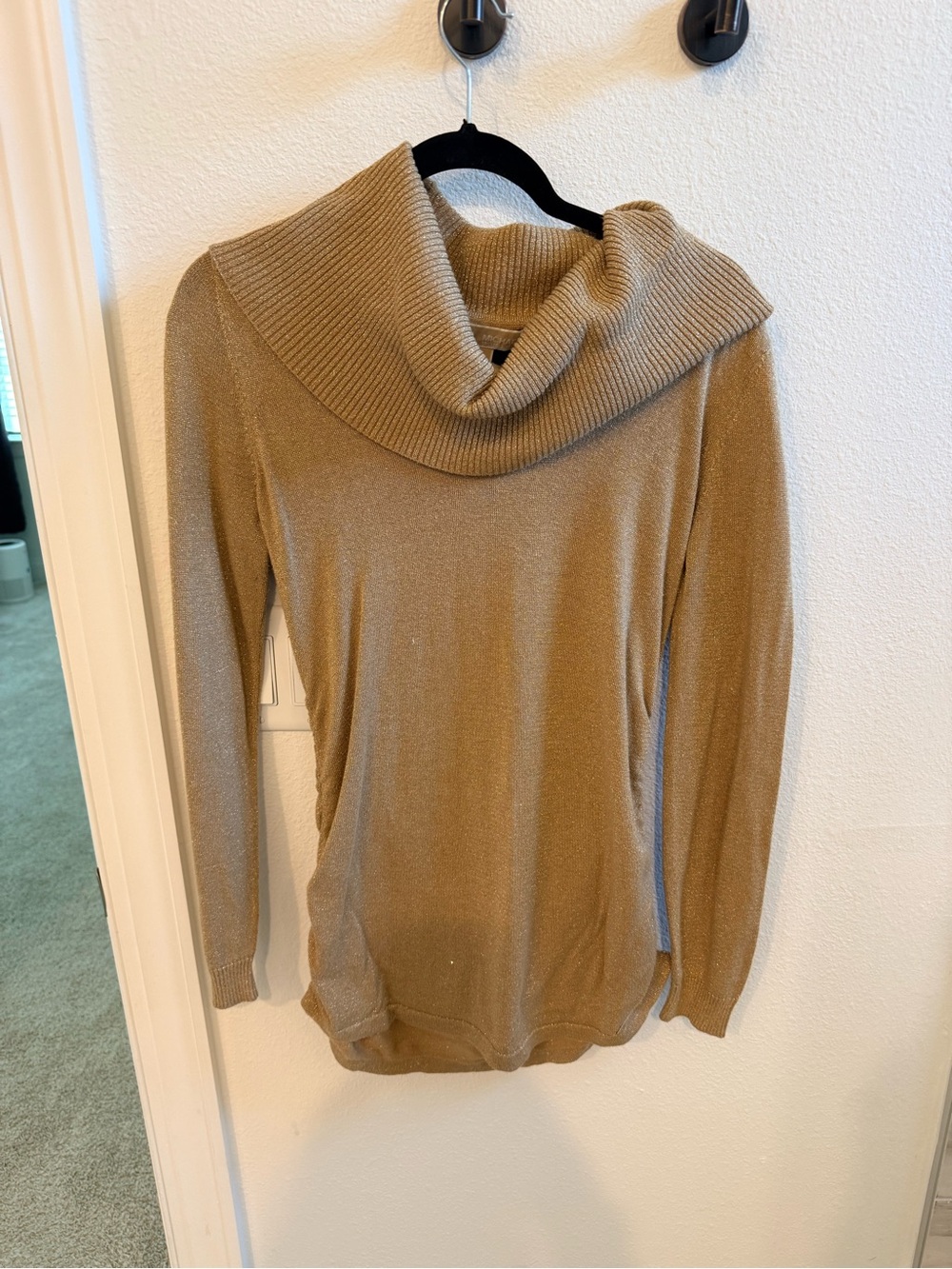 MICHAEL Michael Kors Camel Cowl Neck Sweater